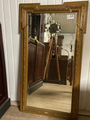 Antique Mirror In Wood And Glass For, Wooden Molding For Mirrors