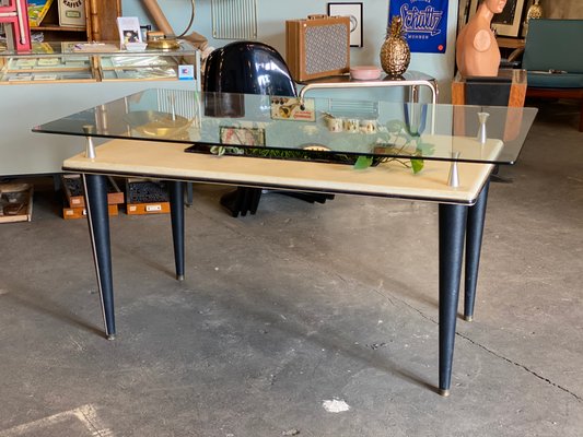 Two tier glass dining cheap table