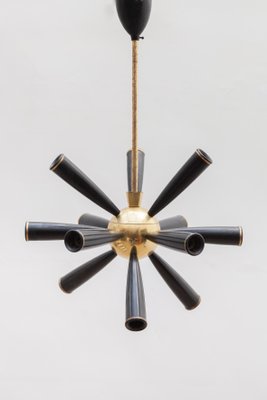 Italian Sputnik Black Twelve Light 