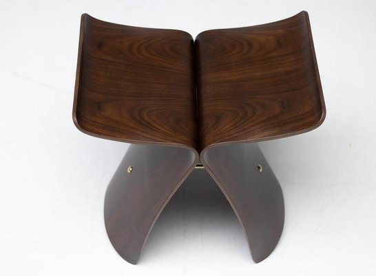 Butterfly Stool in Rosewood by Sori Yanagi