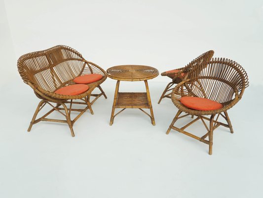 Bamboo living cheap room set