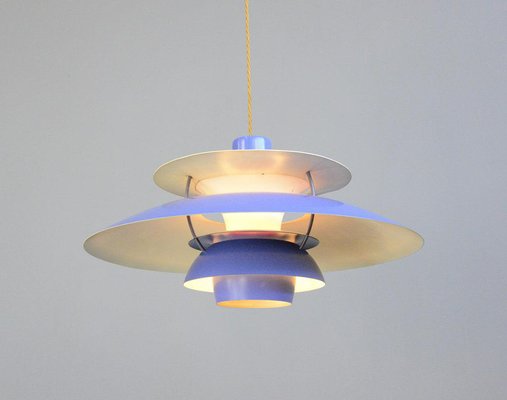 Blue Model PH5 Pendant Light from Louis 