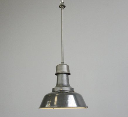 German Industrial Pendant Light, 1920s 