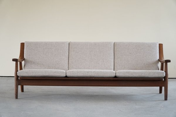 Danish Modern Model Ge 530 3 Seater Sofa By Hans J Wegner For Getama 1960s For Sale At Pamono