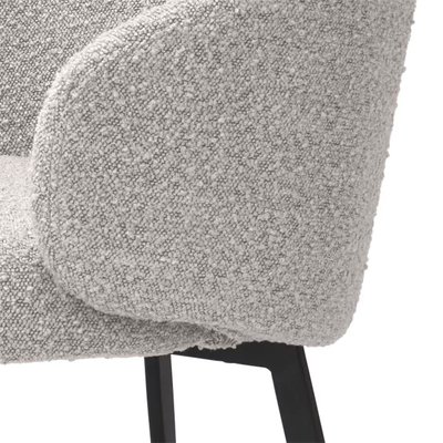 Charcoal Italian Boucle Fabric, Fabric Bistro, Columbia