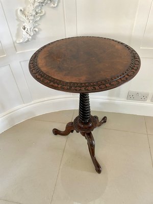 Antique walnut side table deals