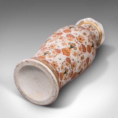 Tall Vintage Japanese Art Deco Ceramic Decorative Stem Vase, 1940
