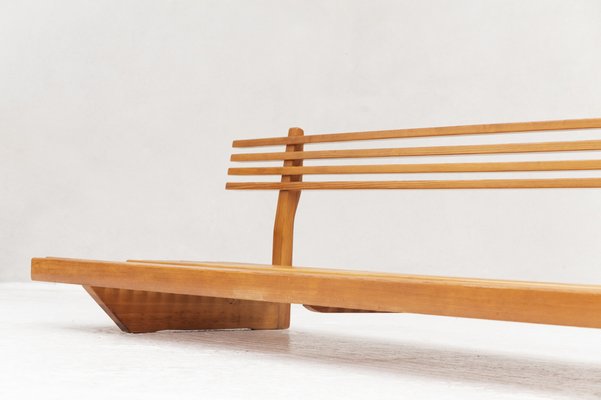 Japanese Bench in the Style of Charlotte Perriand, 1960s