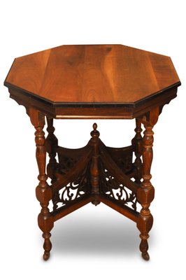 arts and crafts octagonal table