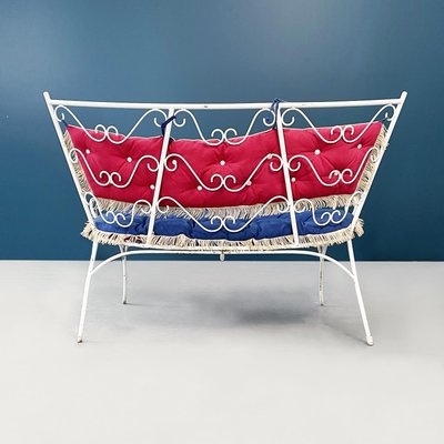 Wrought iron 2024 settee bench