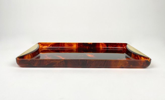 Home & Living VINTAGE GUZZINI Mid Century Acrylic Serving TRAY Dining ...