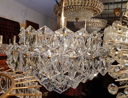 Large Crystal Chandelier Or Pendant Lamp From Kinkeldey 1970s For At Pamono Large Crystal Chandelier Or Pendant, Crystal Chandelier New Design Pendant Light