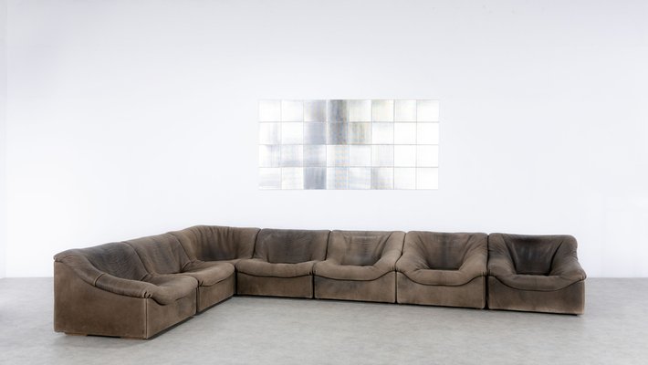 Ds46 Sectional Sofa In Brown Buffalo, Sectional Leather Sofa Set
