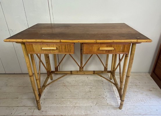 Bamboo sale style desk