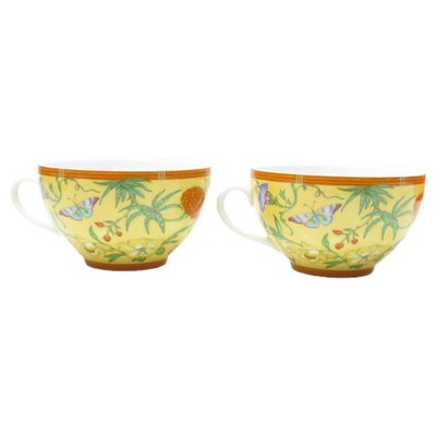 Hermes La Siesta Dessert Plate 8.75 porcelain 22.5 cm Dinnerware flower