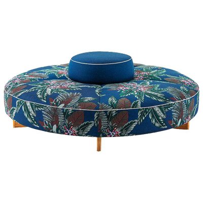 Outdoor fabric ottoman deals