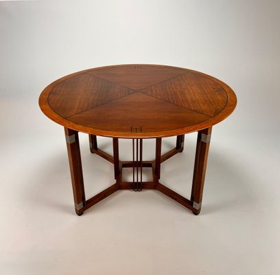 Art Deco Style Dutch Miles Dining Table, Art Deco Style Round Dining Table