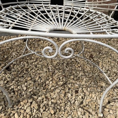 Wrought iron online arm chairs