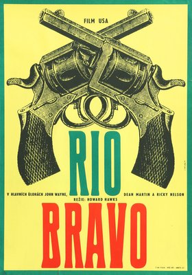 Rio Bravo Film Poster By Karel Vaca 1967 For Sale At Pamono