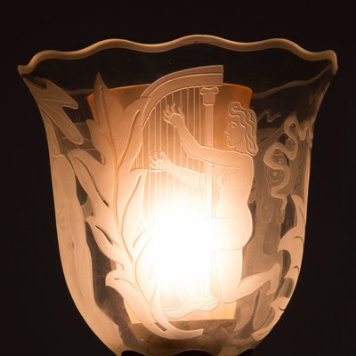 Swedish Uplight Floor Lamp By Bo Notini For Glossner 1950s For