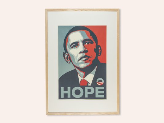 Affiche Murale Hope (Obama) en vente sur Pamono