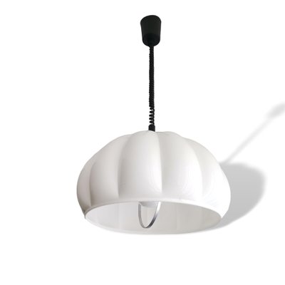 Mid Century Italian Modern Glossy White, How To Take Down A Pendant Light Fixture