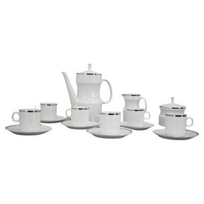 Nefertiti Porcelain Tea Set by Jaroslav Jezek, Czechoslovakia