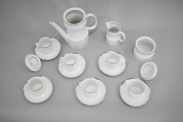 Nefertiti Porcelain Tea Set by Jaroslav Jezek, Czechoslovakia