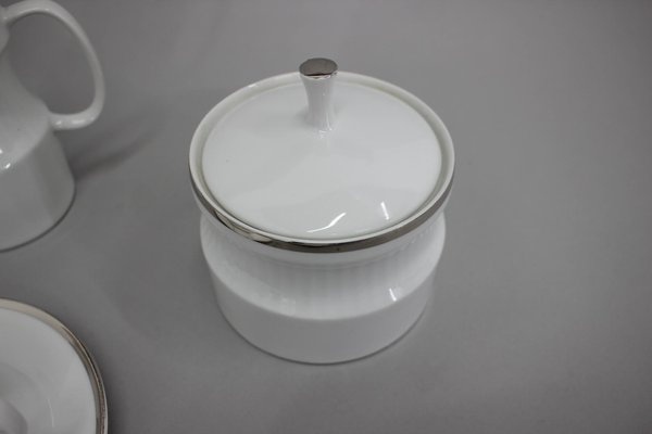 Nefertiti Porcelain Tea Set by Jaroslav Jezek, Czechoslovakia