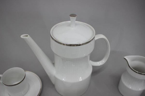 Nefertiti Porcelain Tea Set by Jaroslav Jezek, Czechoslovakia