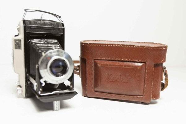 Kodak Appareil photo Kodak Vintage 4.5 Modèle 33 et sacoche en cuir notice 