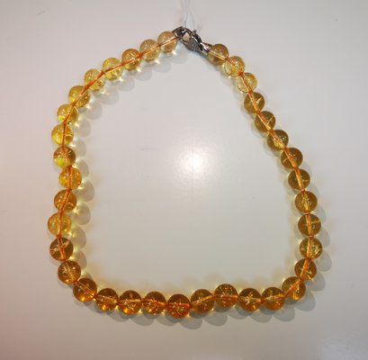 Vintage Necklace with Citrine Beads for 