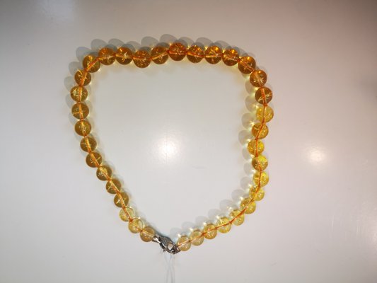 Vintage Necklace with Citrine Beads for 
