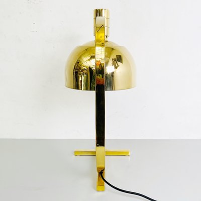Table Lamp In Gold Chrome By Franco Albini And Franca Helg For Sirrah 1969 At Pamono Table Lamp In Gold Chrome By Franco, Gold Exposed Bulb Table Lamp