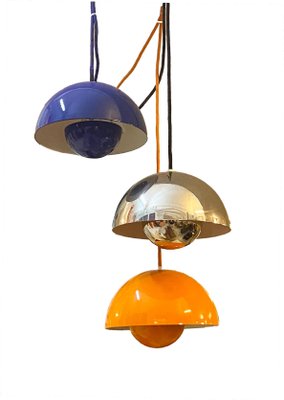 Flowerpot Pendant Lamp by Verner Panton for Louis Poulsen, Denmark for sale  at Pamono