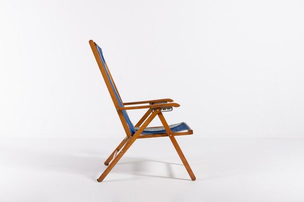 Deck lounge Chair by Fratelli Reguitti X Louis Vuitton, Italy 1938