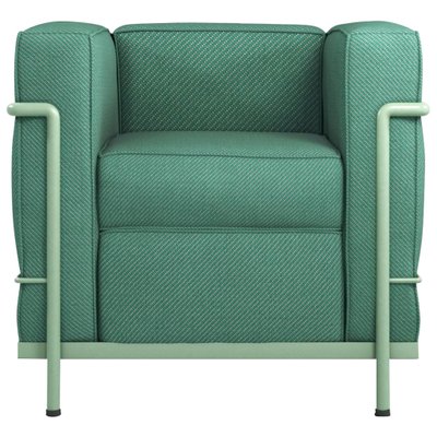 Lc2 Poltrona Armchair by Le Corbusier Jeanneret Charlotte Perriand for Cassina
