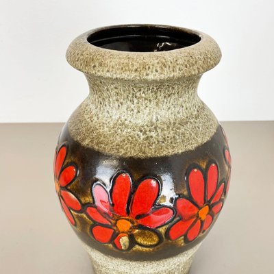 花瓶・フラワースタンド 1970s Scheurich W.Germany XXL fatlava Large Fat Lava Floral Floor Vase by Scheurich, Germany, 1970s for