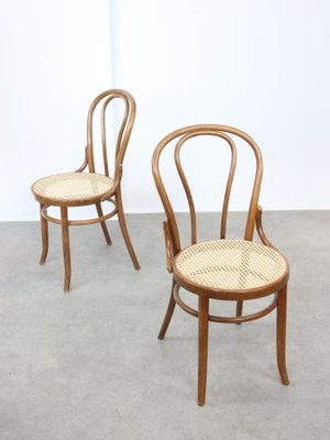 ダイニングチェア vintage thonet chair Pair of Antique Mundus Crocodile Bentwood Bistro Chairs, Art