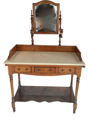 Antique dressing table with cheap mirror for sale