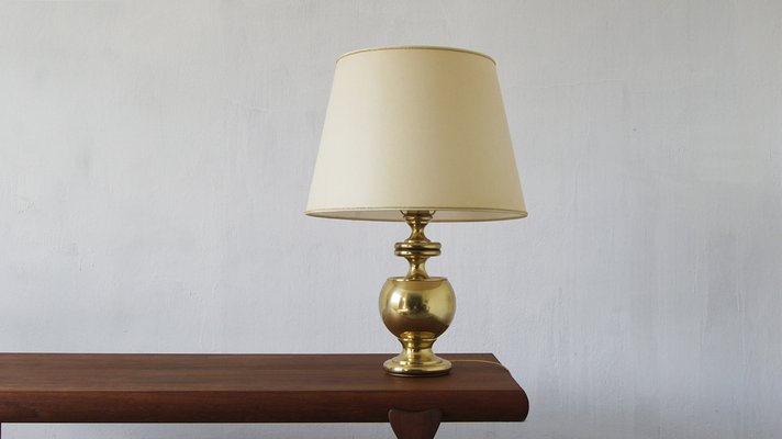 Vintage Brass Table Lamp For At Pamono, Brass Table Lamps Vintage Style