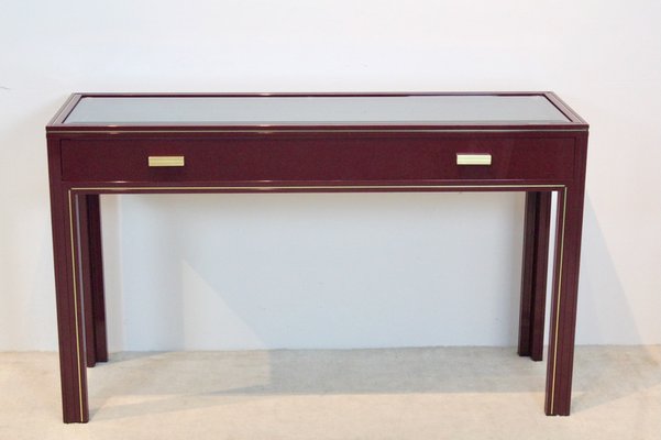 Burgundy cheap console table