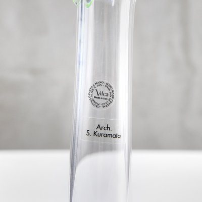Small Ikebana Vase by Shiro Kuramata for Crystalleria, 1980s