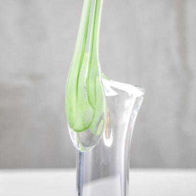 Small Ikebana Vase by Shiro Kuramata for Crystalleria, 1980s