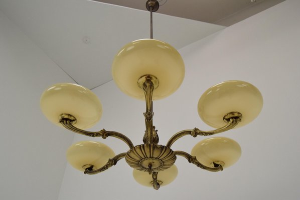 1930s chandelier deco deals