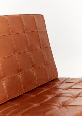 Barcelona Lounge Chair Ottoman Model MR90 by Ludwig Mies Van Der
