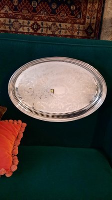 Fleuron Tray from Christofle for sale at Pamono