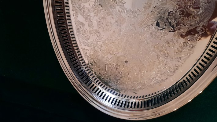 Fleuron Tray from Christofle for sale at Pamono