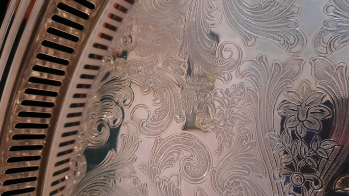 Fleuron Tray from Christofle for sale at Pamono