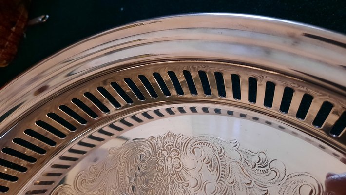 Fleuron Tray from Christofle for sale at Pamono